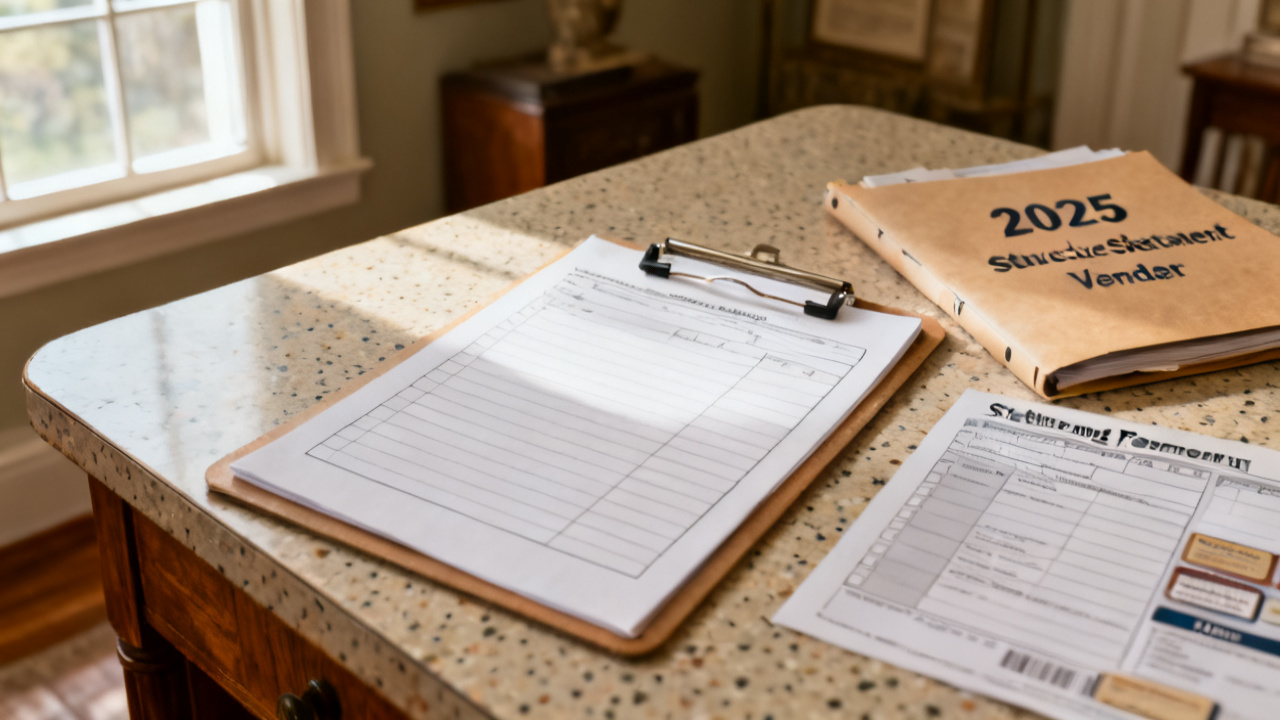 2025 structured settlement vendor folder beside a annuity jacket