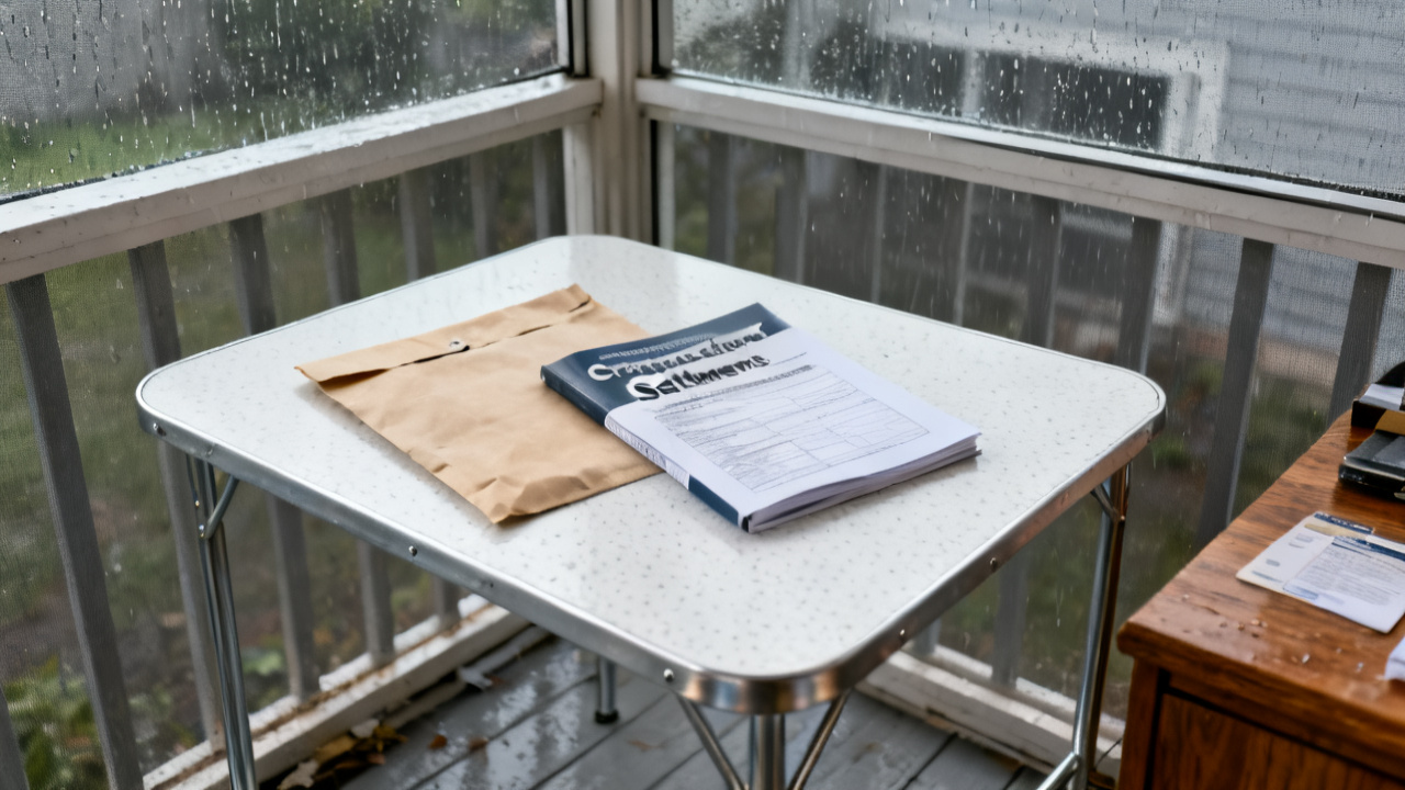 comprehensive guide structured settlements folder waiting on a mail slot floor