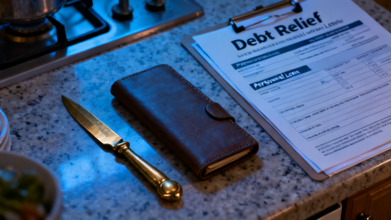 accordion file with comprehensive guide debt relief folder