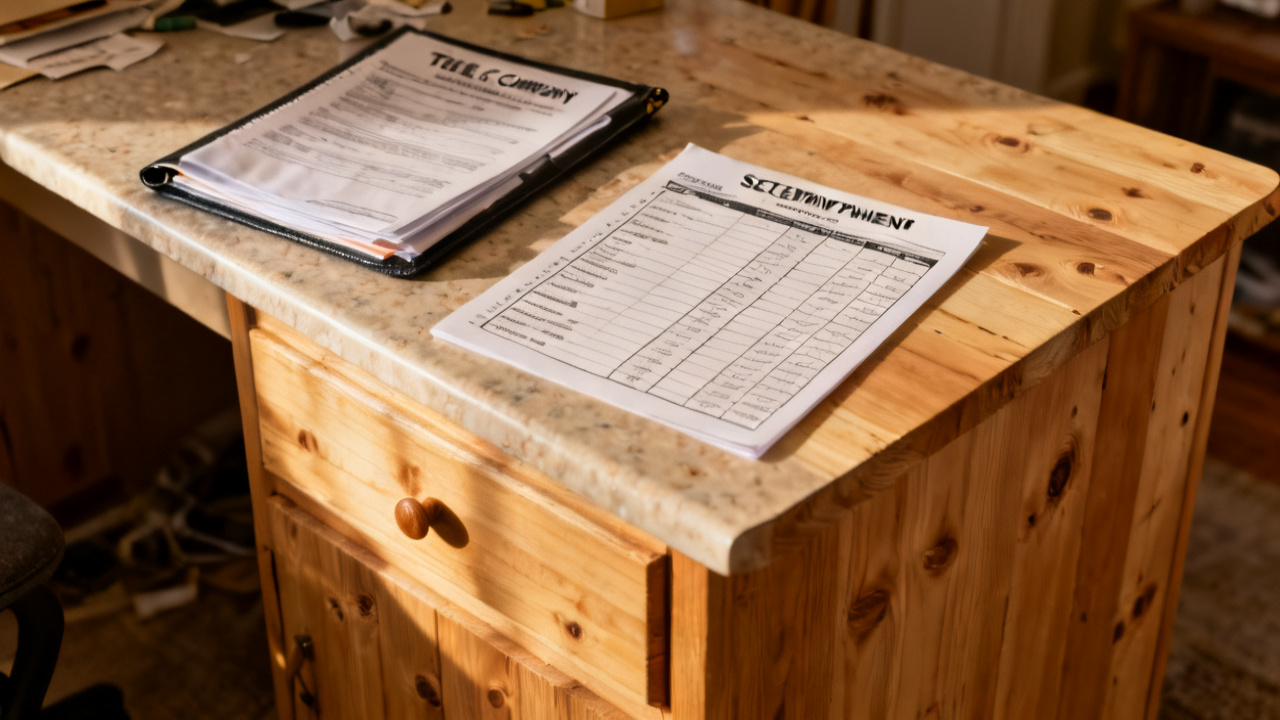 Settlement Payment Schedule: Date, Amount, and Payee Columns